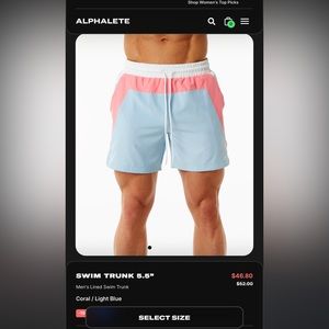 Alphalete NEW Summer Block Color Trunks!